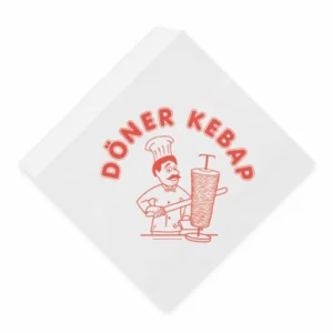Dönertüte mit Druck 16x16cm